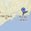 Mapa de Rio de Janiero - Brasil