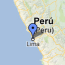 Mapa de ubicación de Lima - Perú