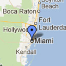Mapa de ubicación de Miami Beach - Florida