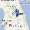 Mapa de ubicación de Orlando Florida
