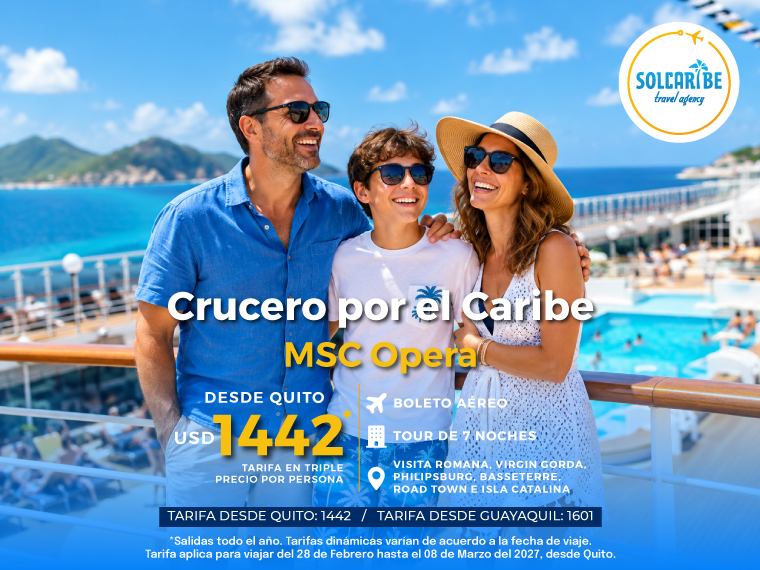 Crucero por el Caribe MSC Opera