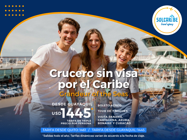 Crucero sin Visa por el Caribe desde Panamá