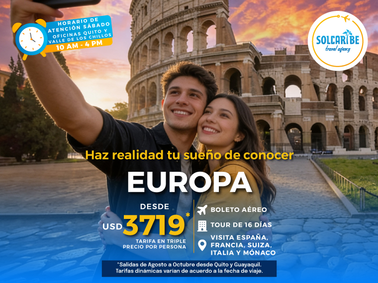 Viaja a Europa