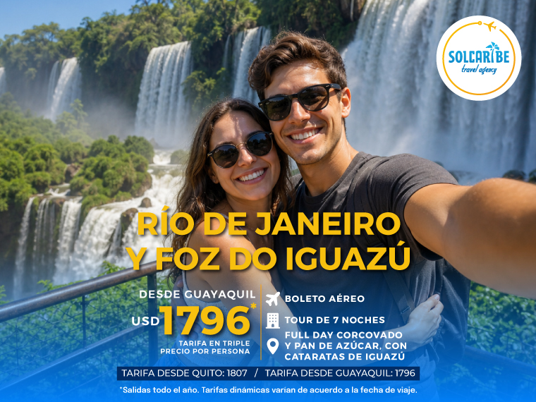 Río de Janeiro y Foz do Iguazú