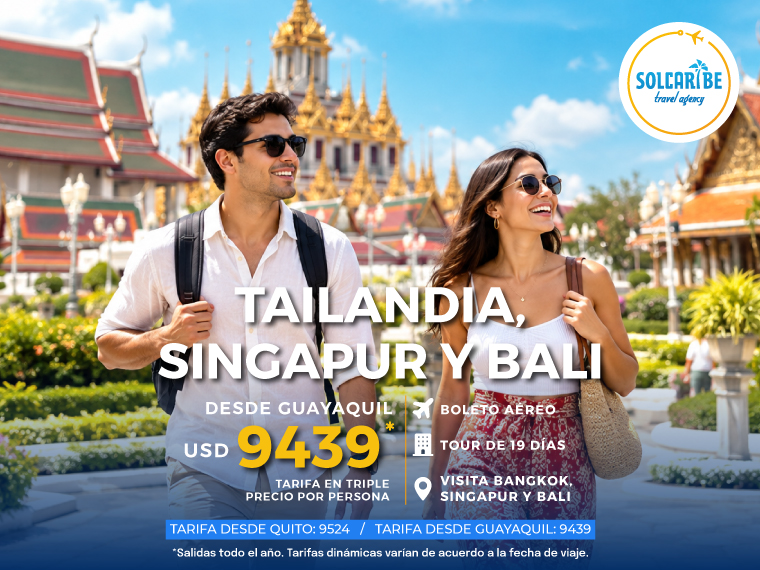 Viaja a Tailandia, Singapur y Bali