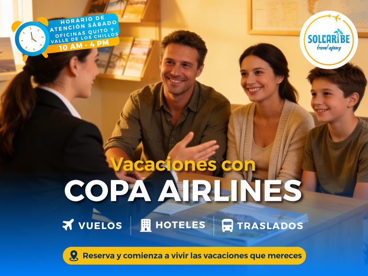 Vacaciones con Copa Airlines